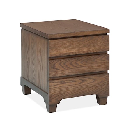 3-Drawer End Table