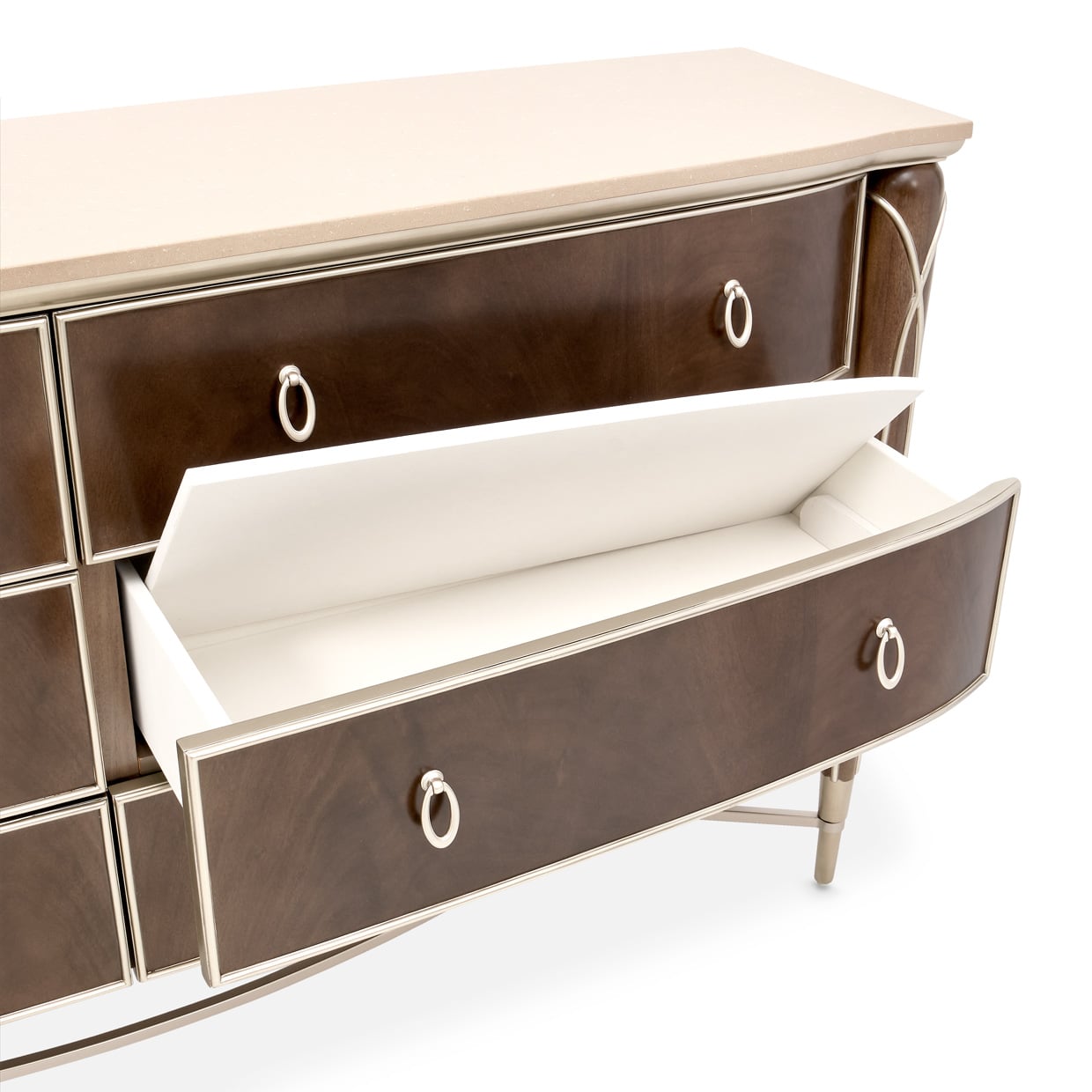 Michael Amini Villa Cherie Villa Cherie Dresser - Hazelnut