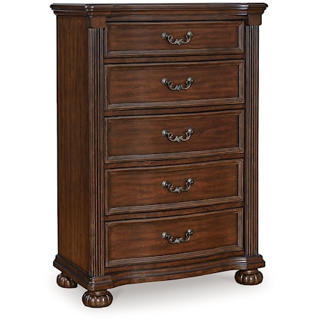 Traditional 5-Drawer Chest