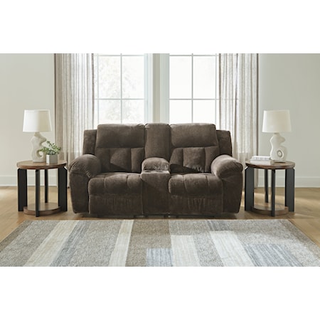 Reclining Loveseat With Console