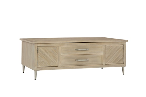Transitional Lift Top Cocktail Table