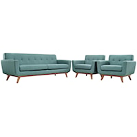 Armchairs and Sofa Set of 3
