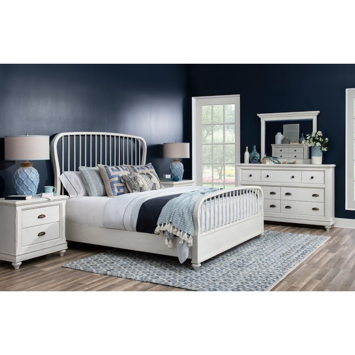 Legacy Classic Cottage Park Dresser and Mirror Set