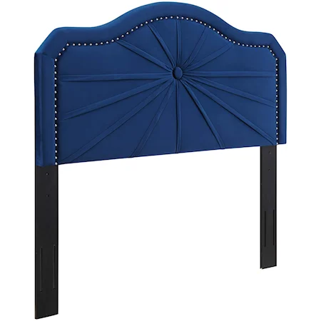 Pleated Twin Headboard