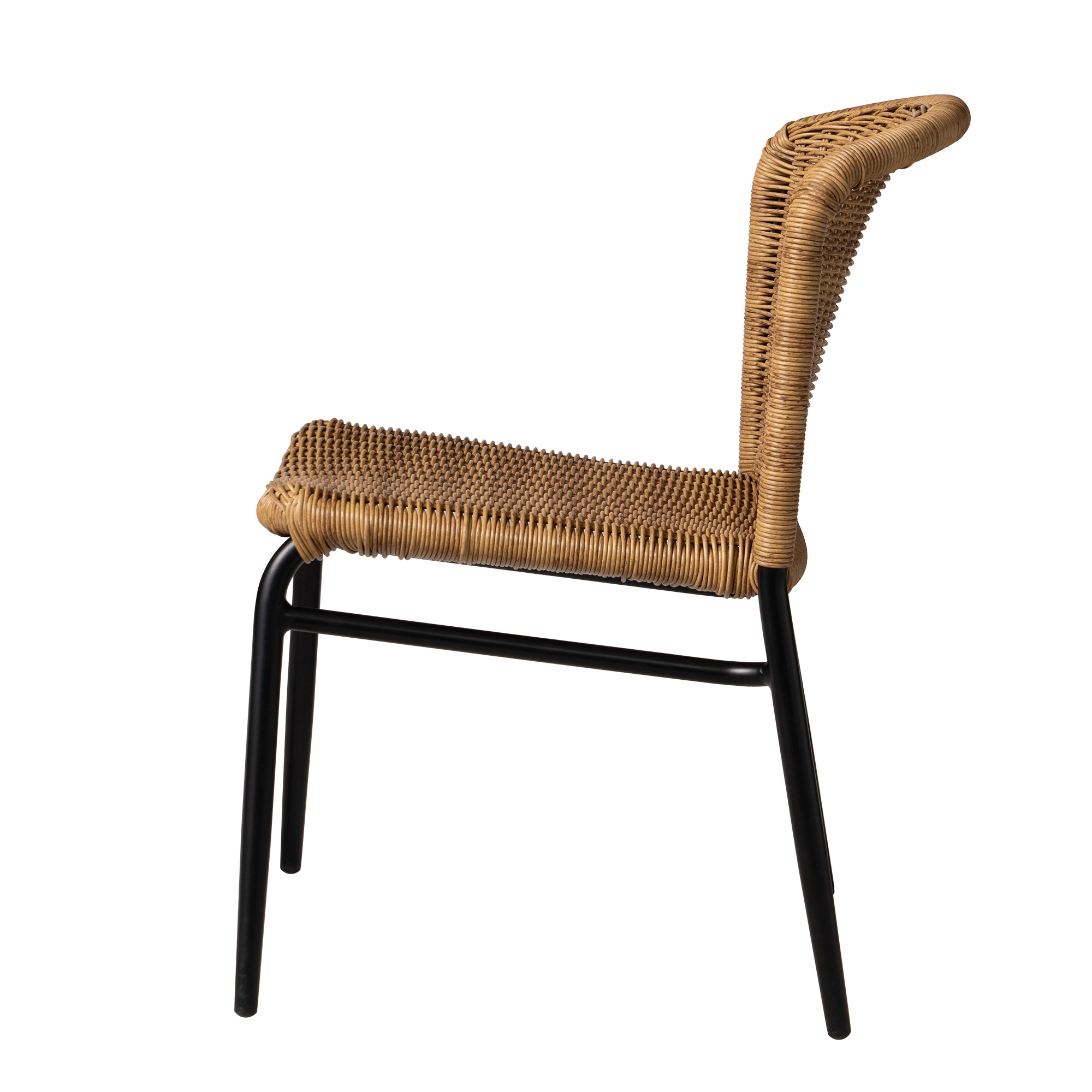 Woven-Vinyl Dining Side Chair