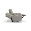 Flexsteel Aarons Power Headrest & Lumbar Reclining Console