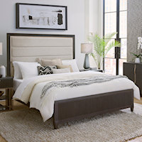 Contemporary King Upholstered Bed