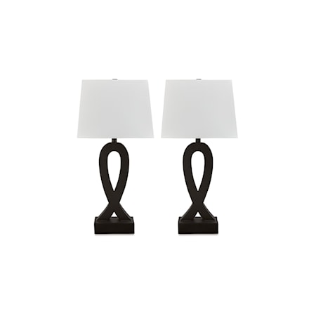 Polyresin Table Lamp (Set of 2)