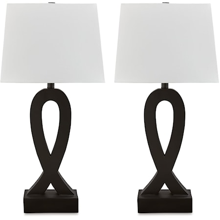 Polyresin Table Lamp (Set of 2)