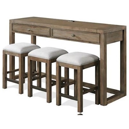 Console Table with Stools