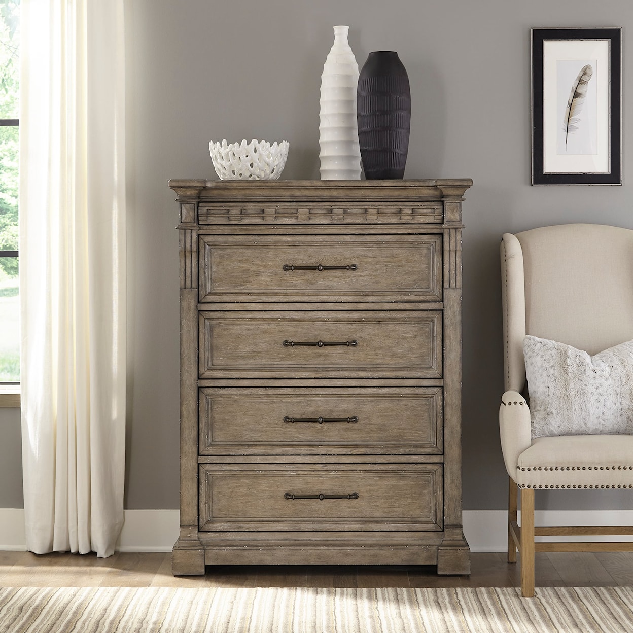 Liberty Furniture Town & Country Five-Drawer Chest