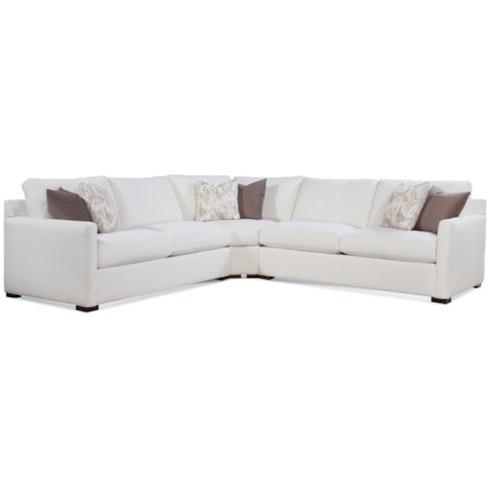3-Piece Wedge Sectional Sofa