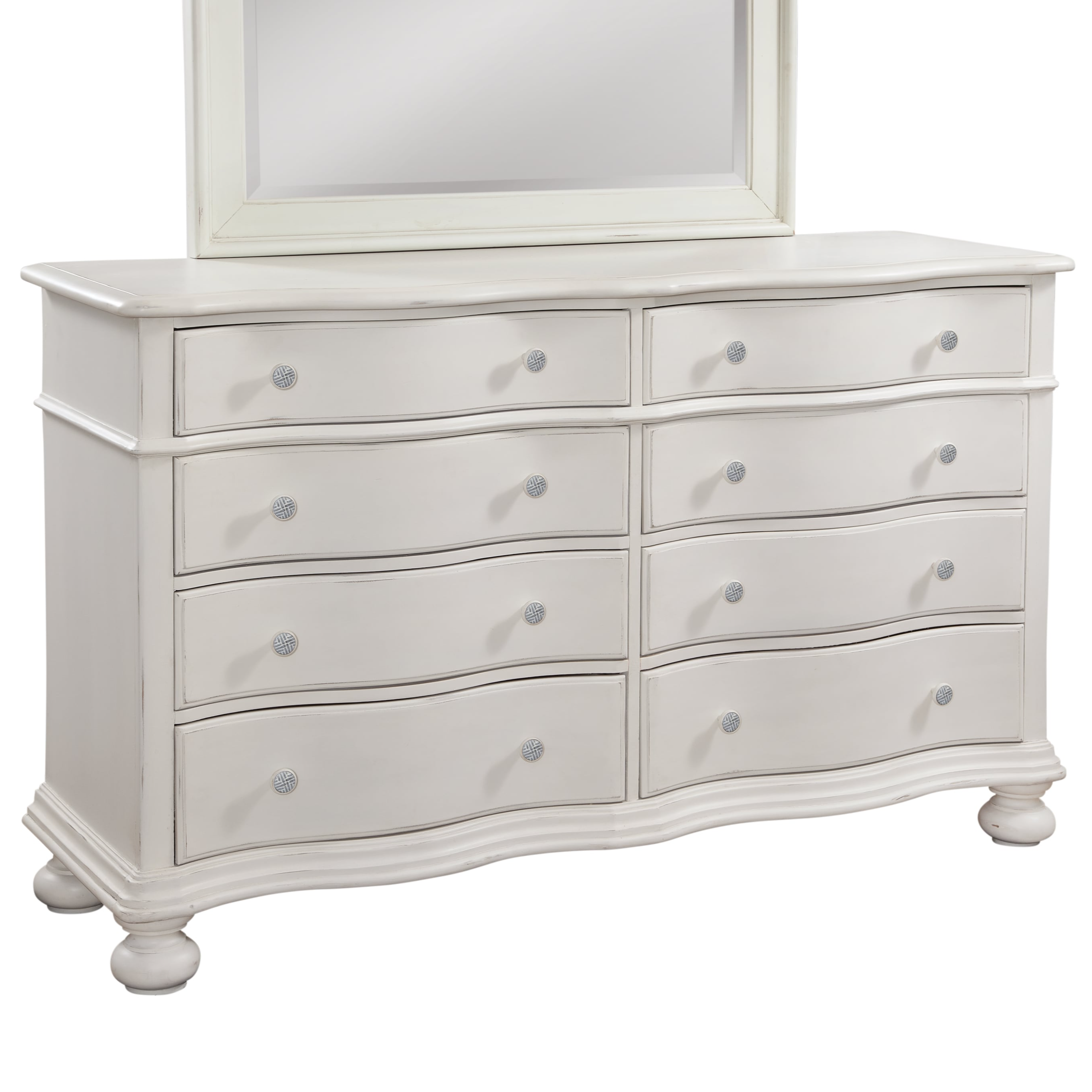 American Woodcrafters Rodanthe 3910-280 Traditional Dresser With Eight ...