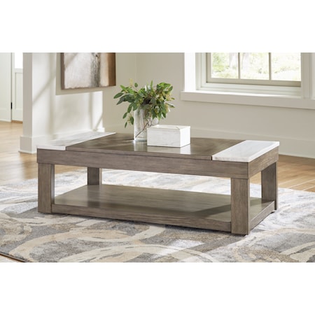 Lift-top Coffee Table and 2 End Tables