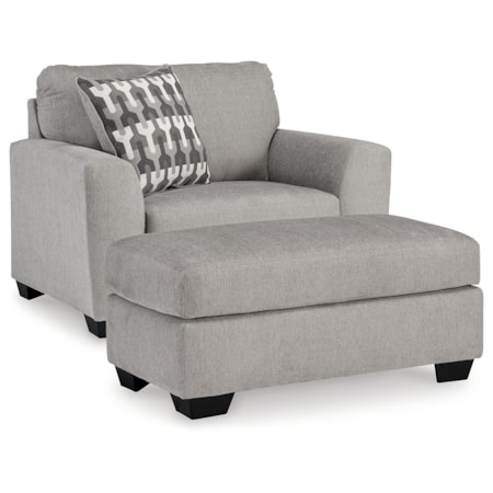 Oversized Chair And Ottoman