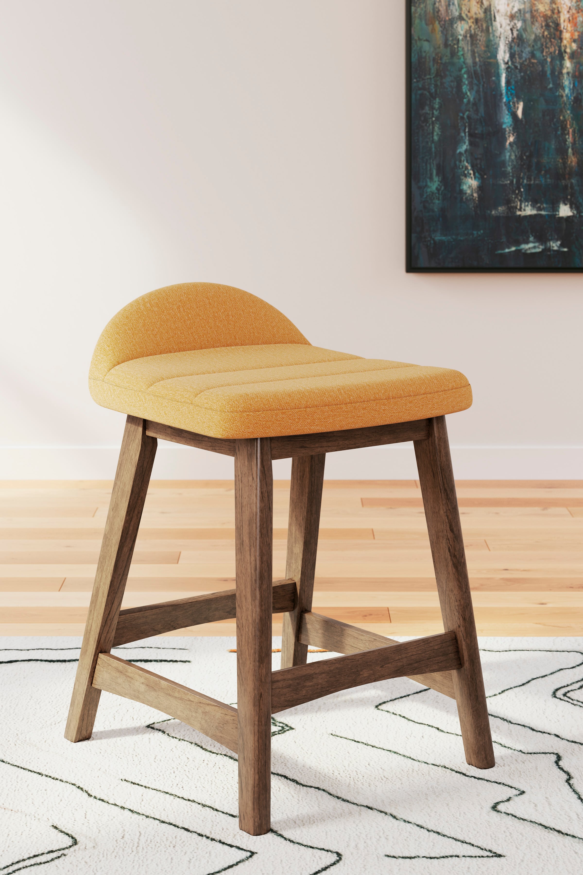 Signature Design by Ashley Lyncott Upholstered Barstool