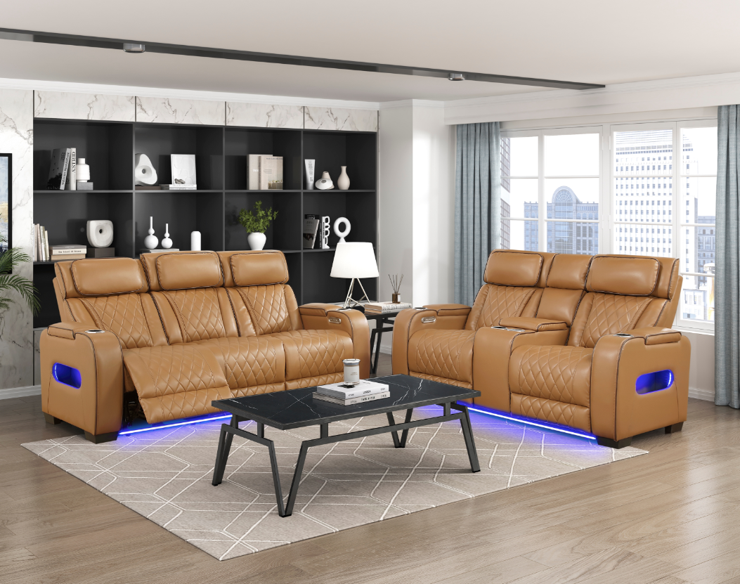 Dual Power Reclining Loveseat