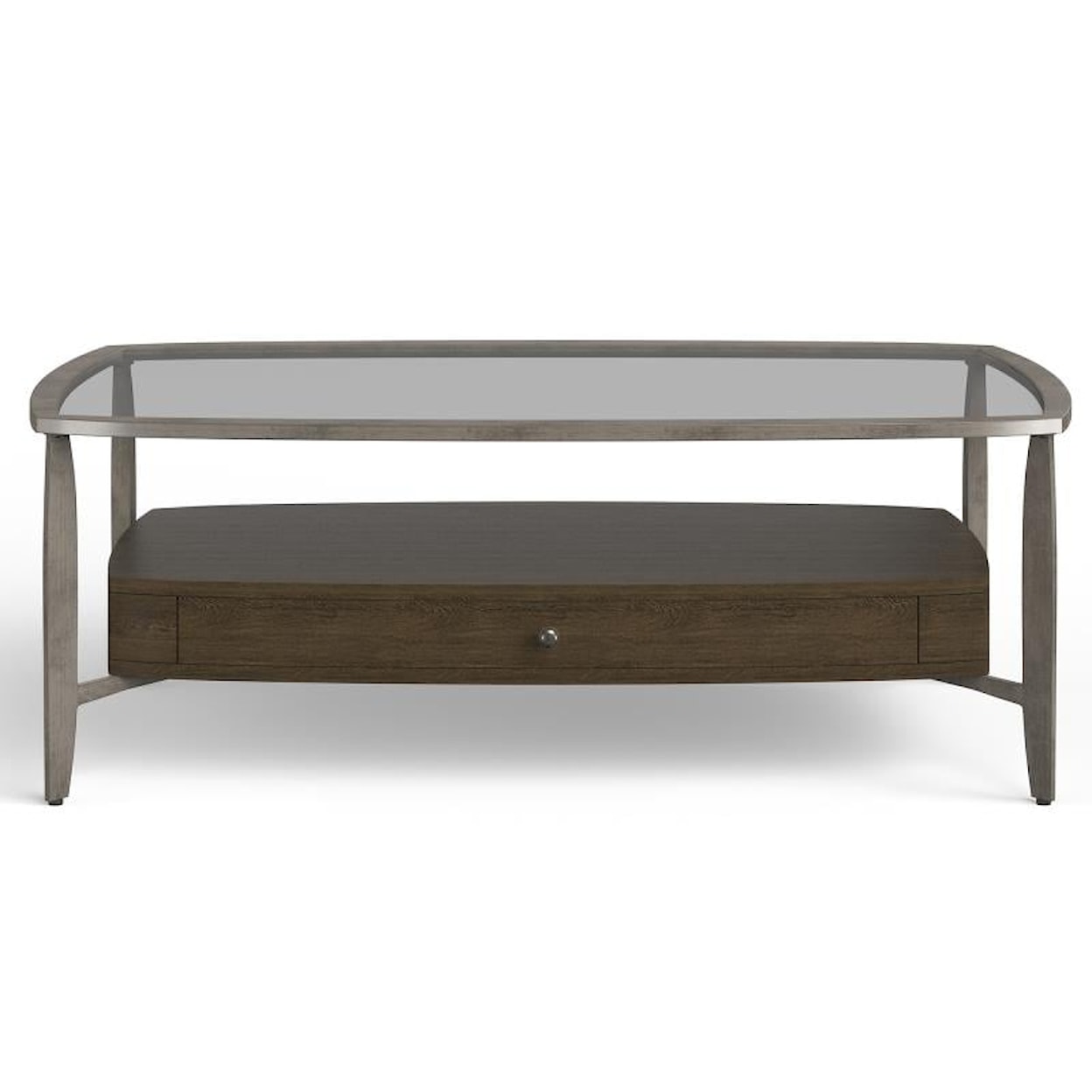 Magnussen Home Ardis Occasional Tables 1-Drawer Rectangular Cocktail Table