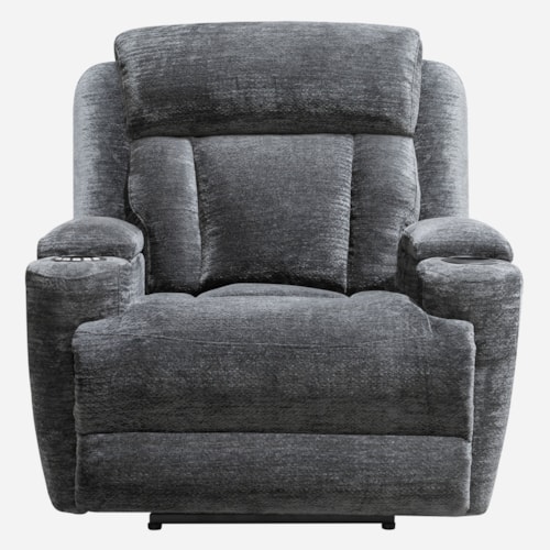 Casual Power Recliner with Power Headrest