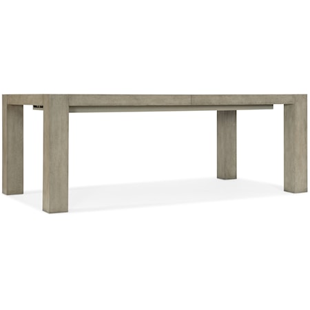 Casual Rectangular Dining Table with 24in Leaf