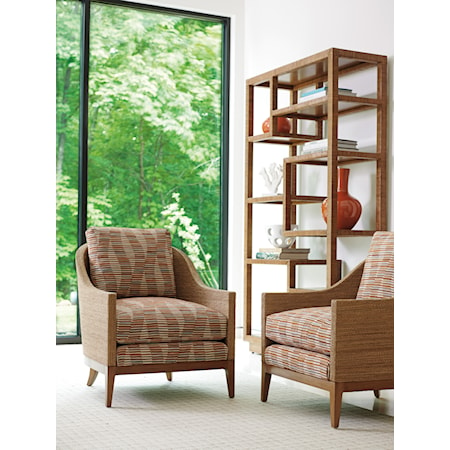 Bryce Raffia Etagere