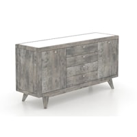 Contemporary 3-Drawer Buffet