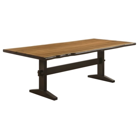 5-piece Live Edge Dining Table Set