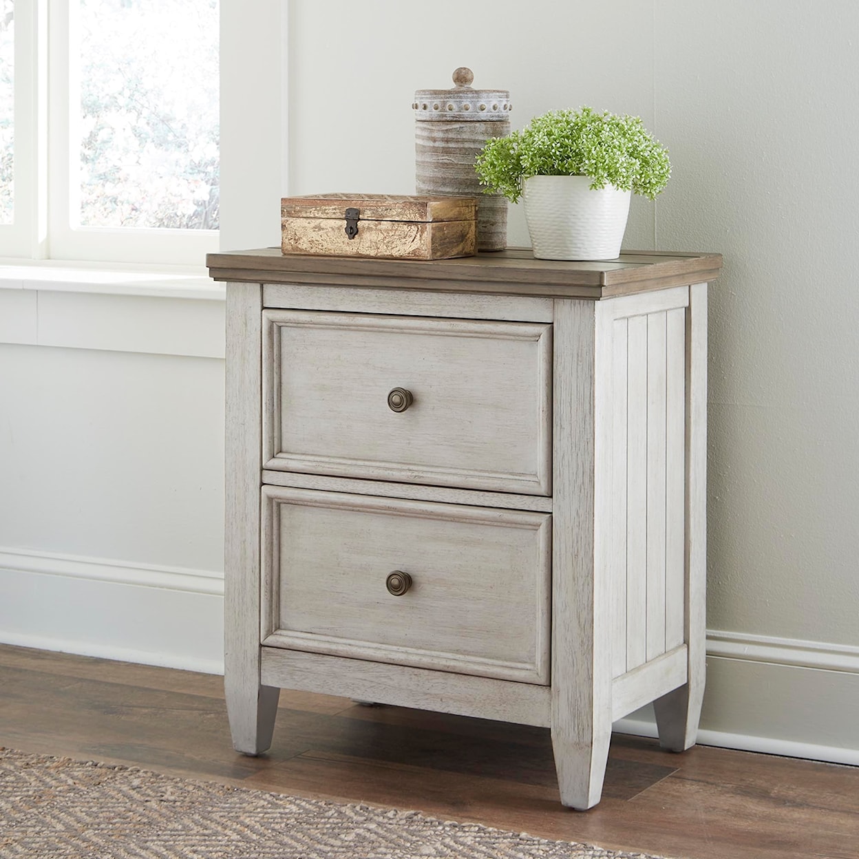 Liberty Furniture Heartland 2-Drawer Nightstand