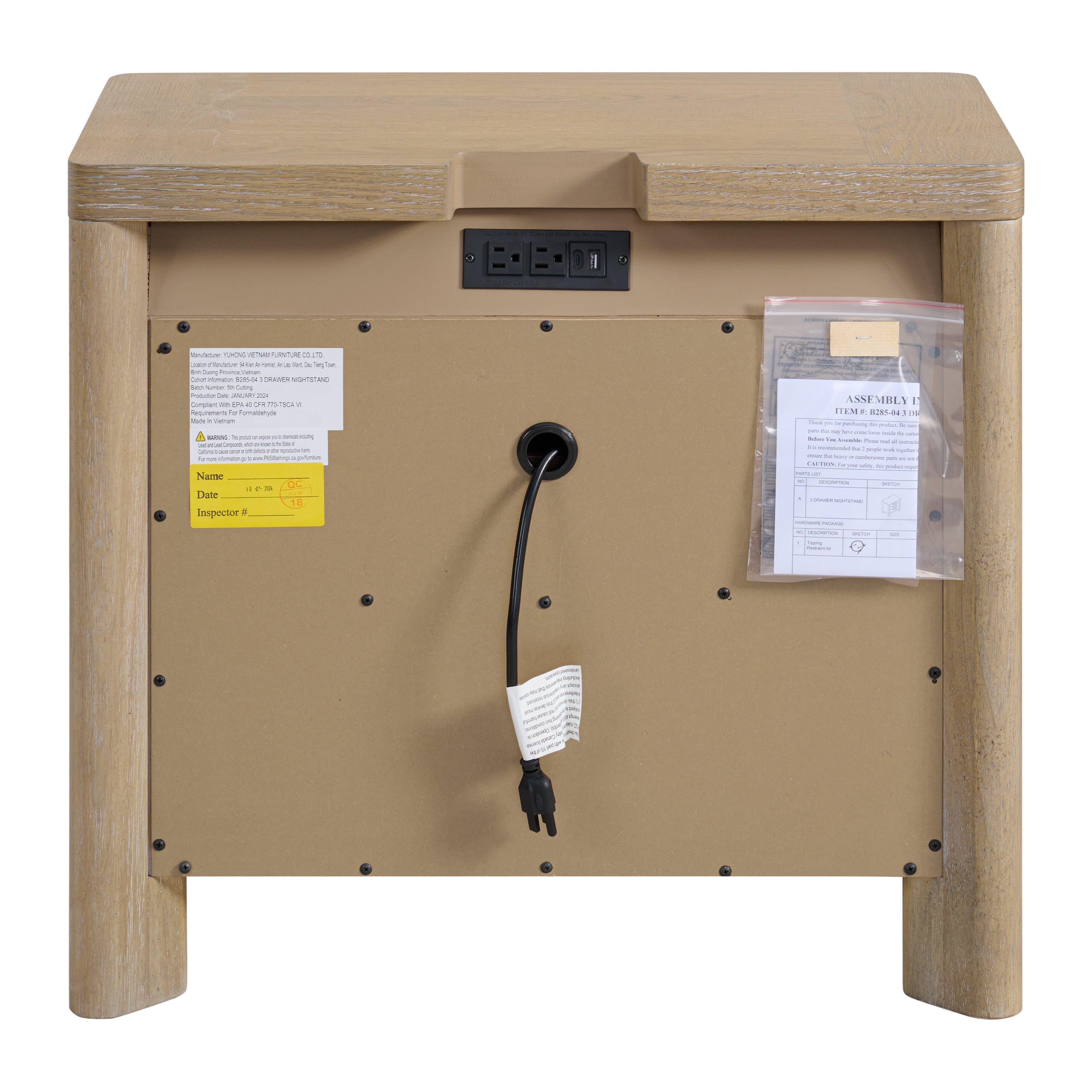 Emerald Pacific Grove Nightstand