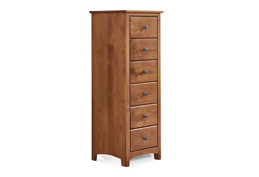 Shaker Bedroom 6 Drawer Lingerie Chest by Archbold Furniture at Esprit Decor Home Furnishings