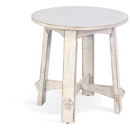 White Sand End Table