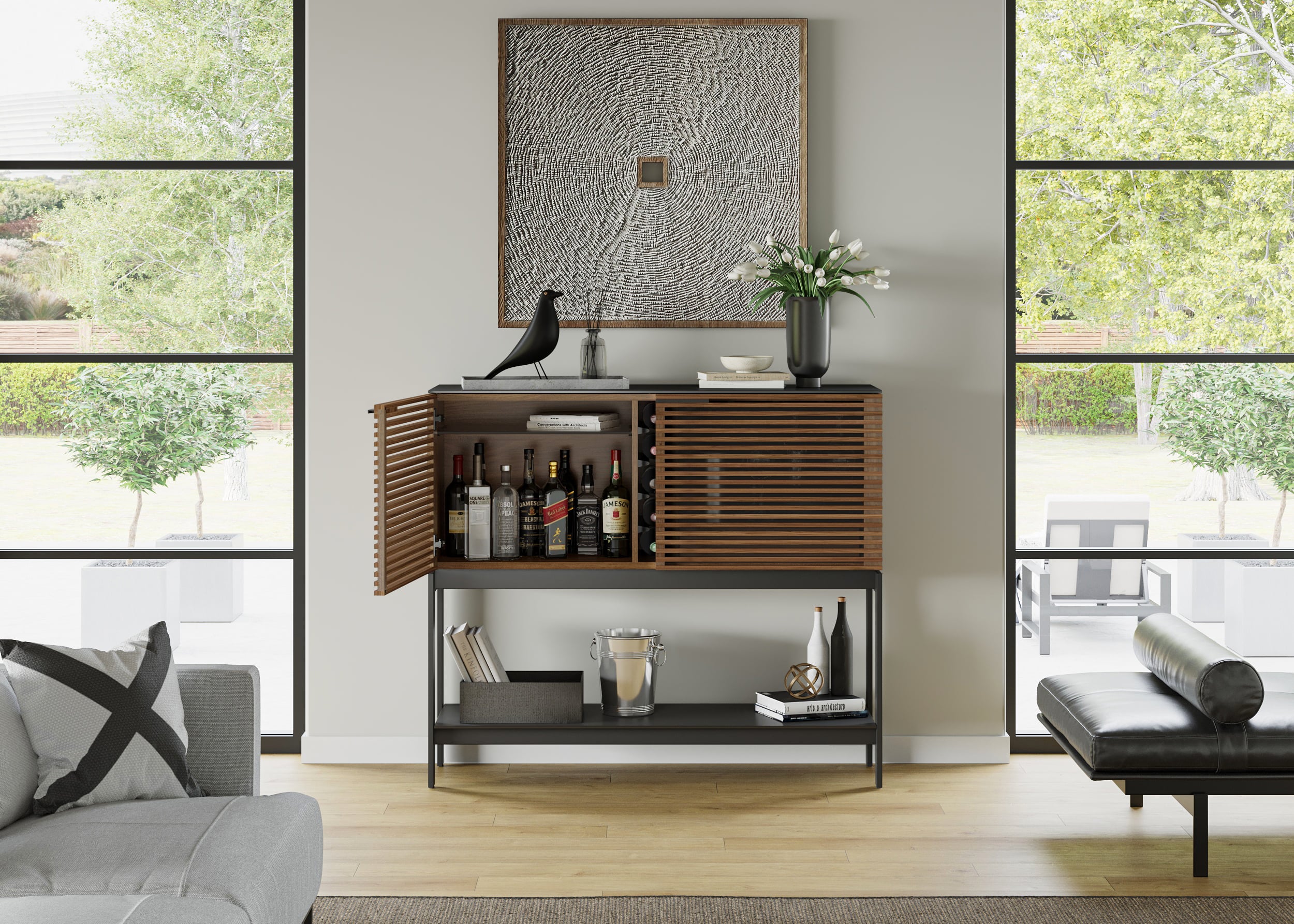 BDI Corridor Bar Cabinet