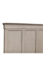 Liberty Furniture Ivy Hollow Farmhouse Queen Panel Bed with Crown Molding