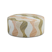 Round Cocktail Ottoman