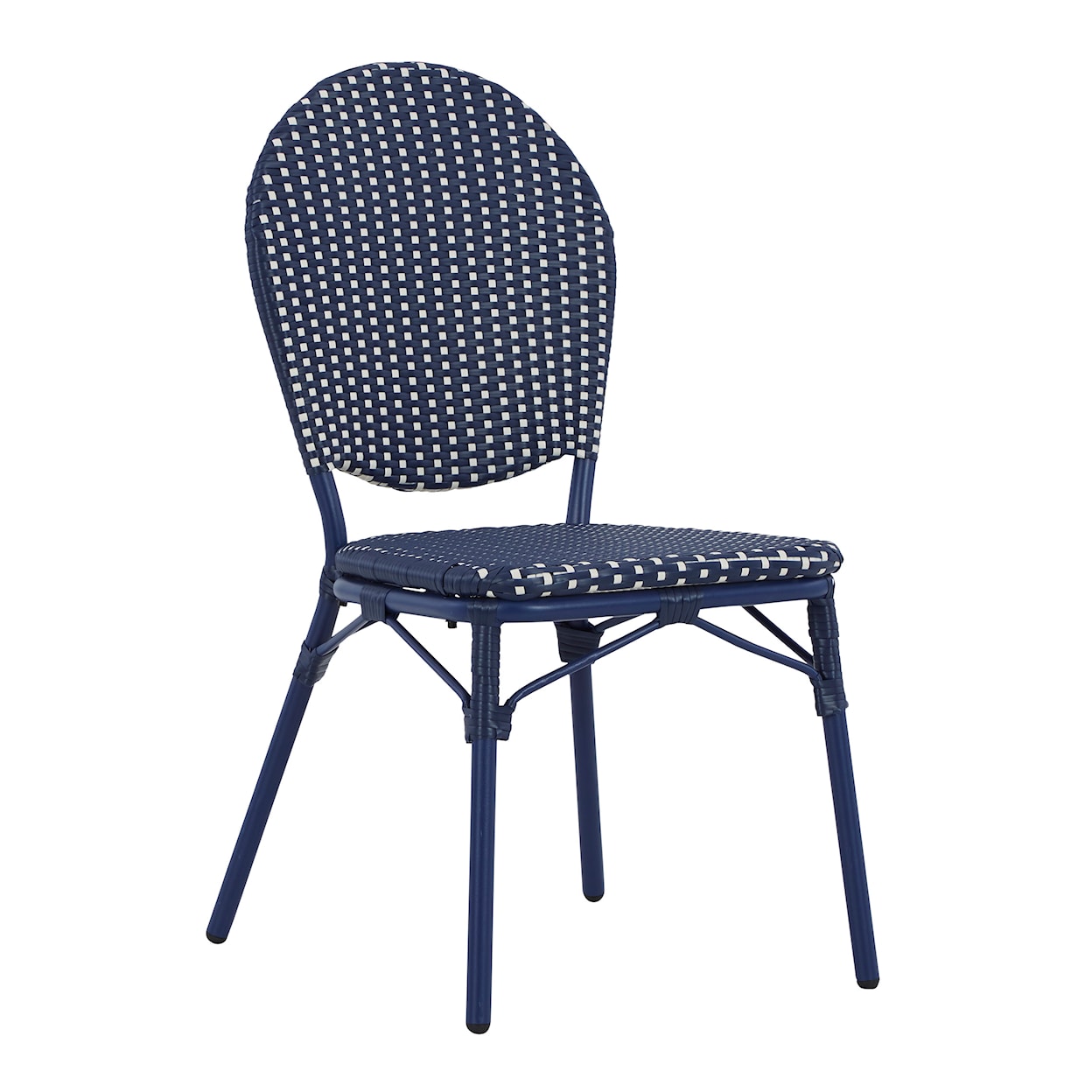 Signature Design by Ashley Odyssey Blue Outdoor Table and Chairs (Set of 3)