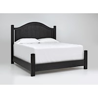 Contemporary King Panel Bed