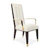 Michael Amini Belmont Place Upholstered Arm Chair