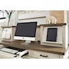 Aspenhome Eileen Pedestal Desk and Return