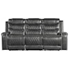 Homelegance Putnam Double Reclining Sofa