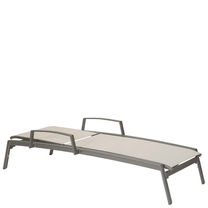 Tropitone Elance Adj. Stacking Relaxed Sling Chaise Lounge