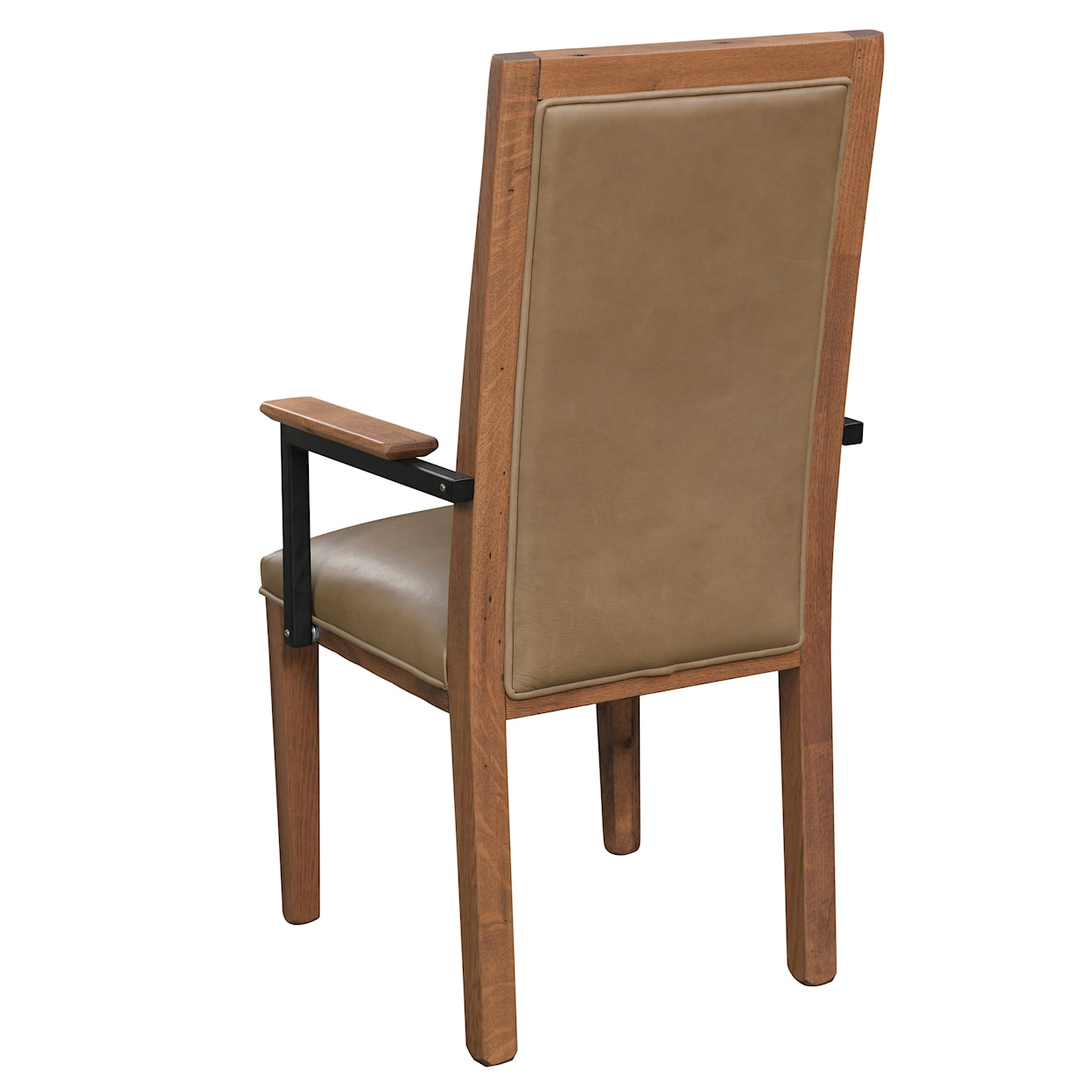 Urban Barnwood Furniture 1869 Dining Upholstered Arm Chair