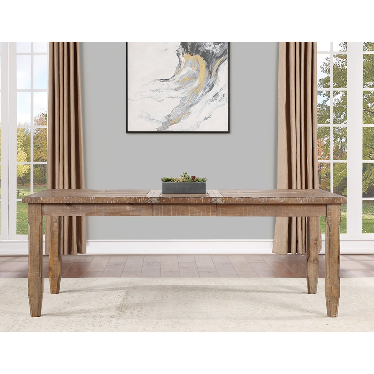 Prime Riverdale Dining Table with 16-Inch Table Leaf