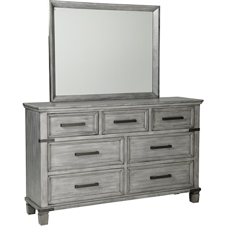 Dresser and Mirror