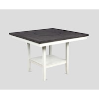 Counter Height Dining Table with Lazy Susan