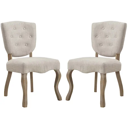 Set of 2 Dining Side Chairs