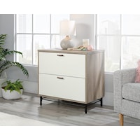 Contemporary 2-Drawer Wooden File Cabinet