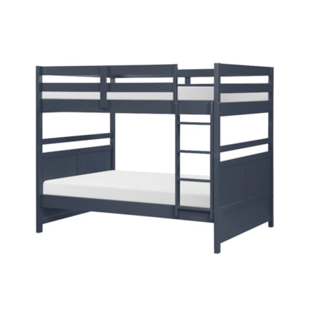 Full/Full Bunk Bed w/Guard Rails