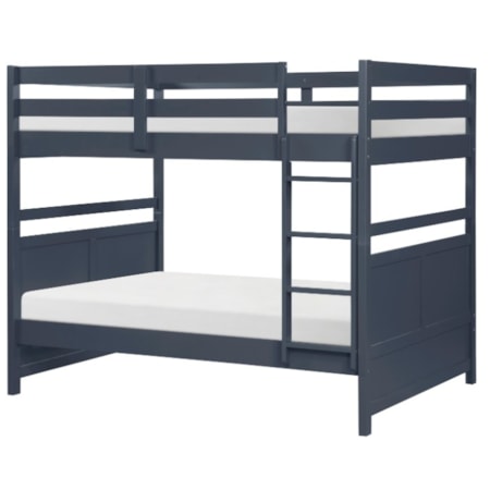 Full/Full Bunk Bed w/Guard Rails