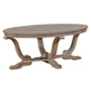 Liberty Furniture Greystone Mill Oval Cocktail Table