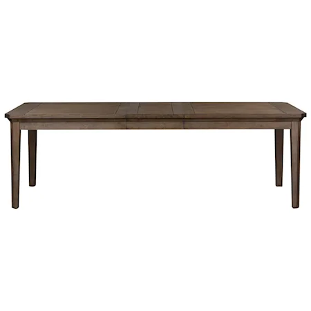 Transitional Rectangular Leg Table